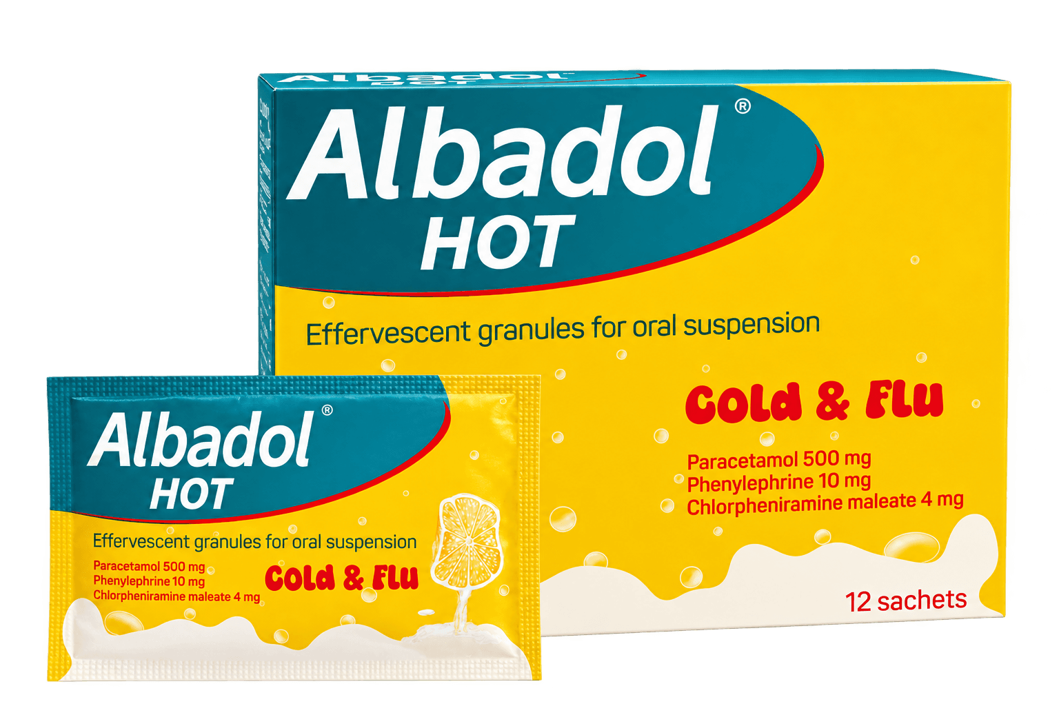 ALBADOL HOT — paketimi